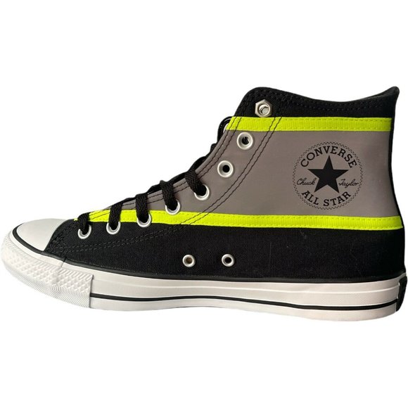 UNISEX SNEAKERS M6.5 W8.5 Converse SHOE Hi-Vis Chuck Taylor All Star Black Lemon main image 10